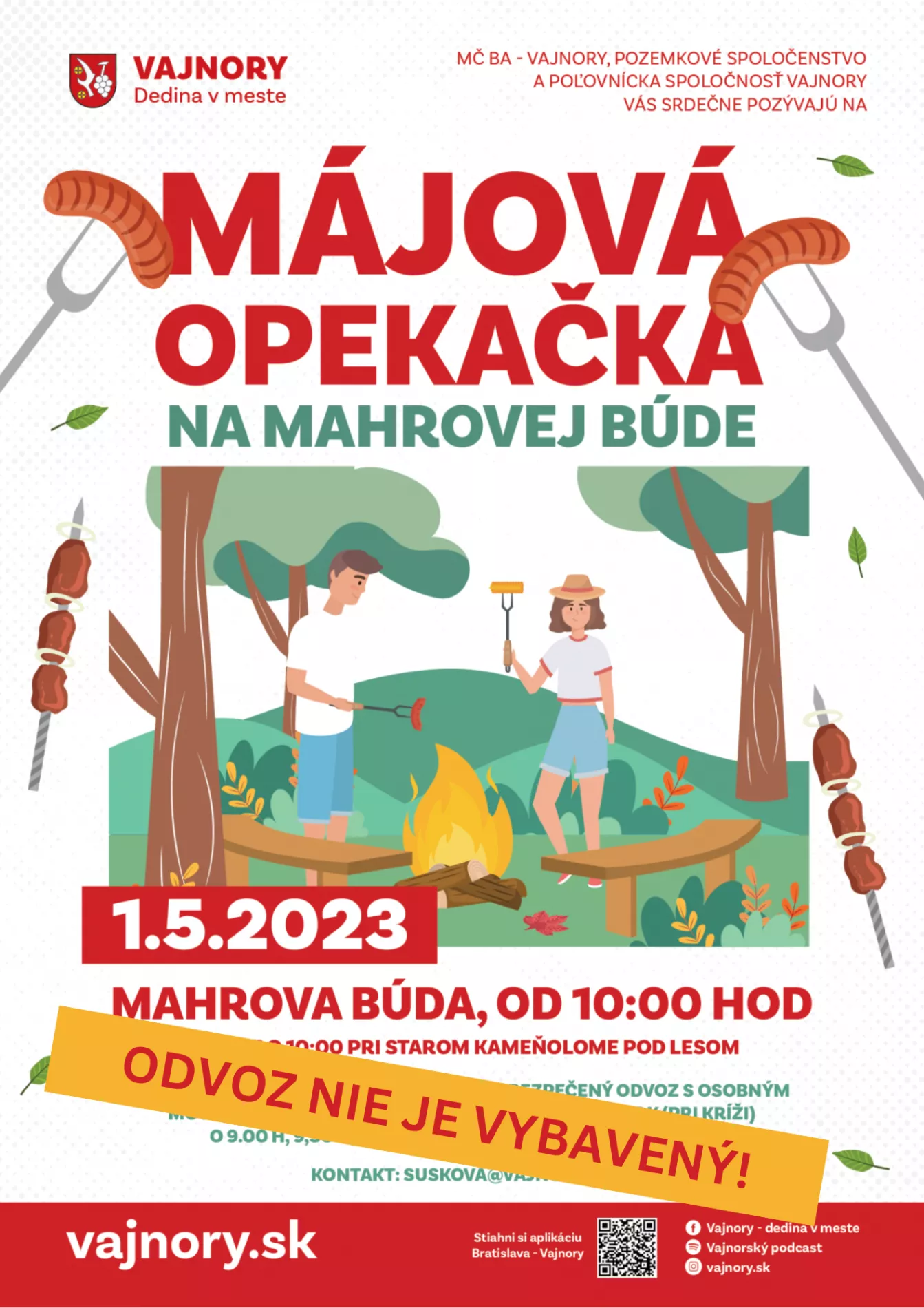 Májová opekačka na Mahrovej búde