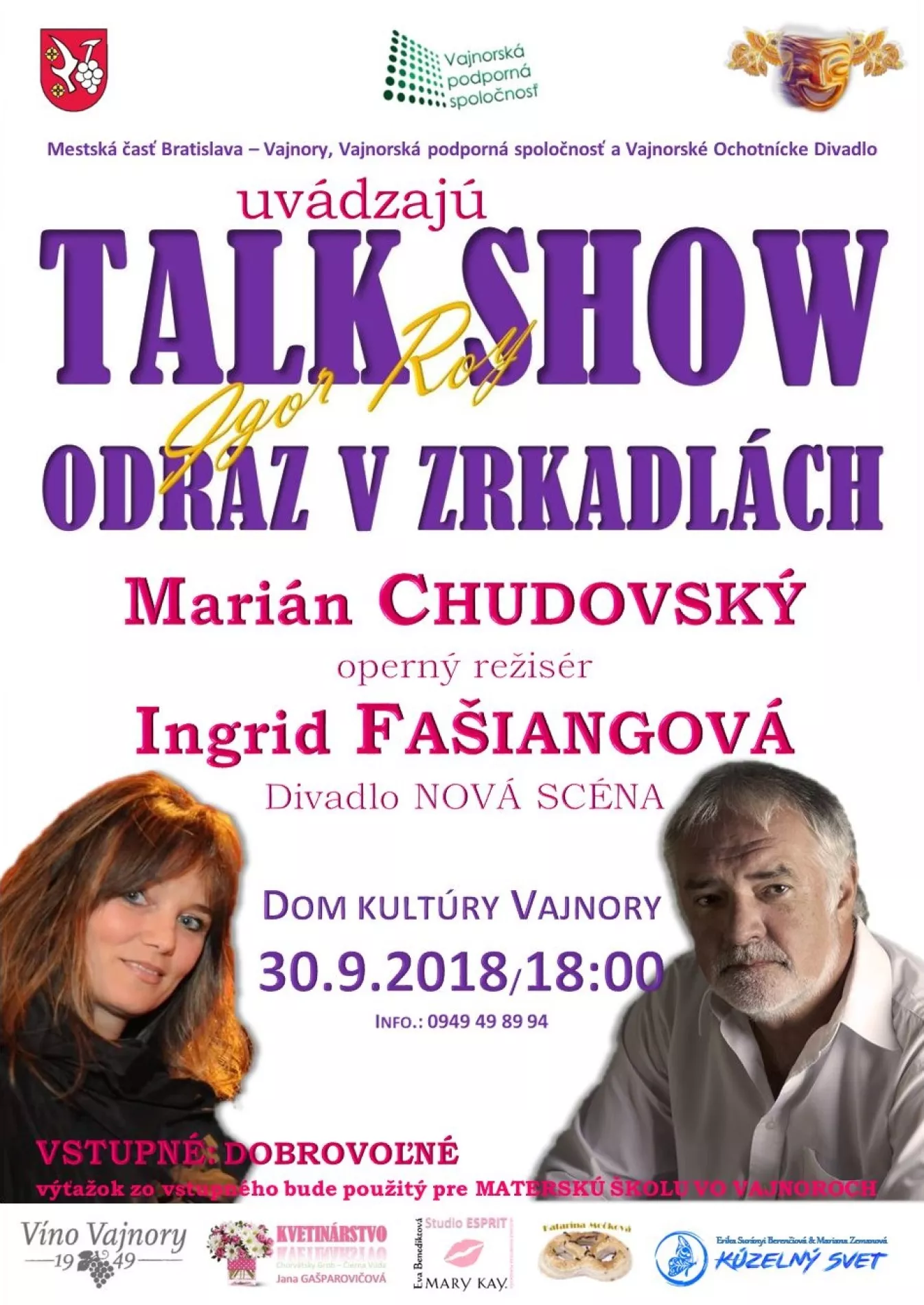 Talkshow Odraz v zrkadlách 30. september 2018