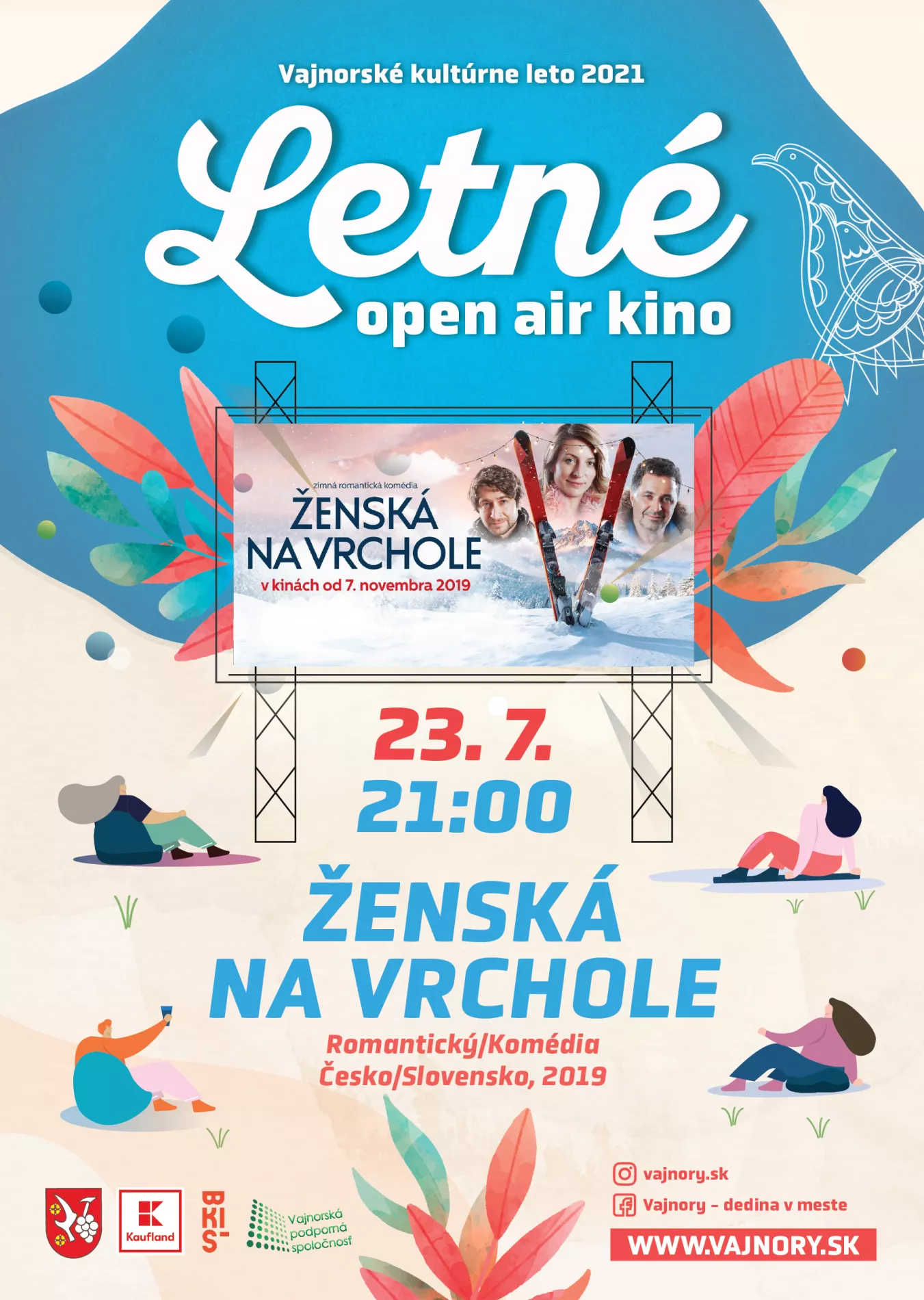  OPEN AIR Letné kino 2021: Ženská na vrchole 