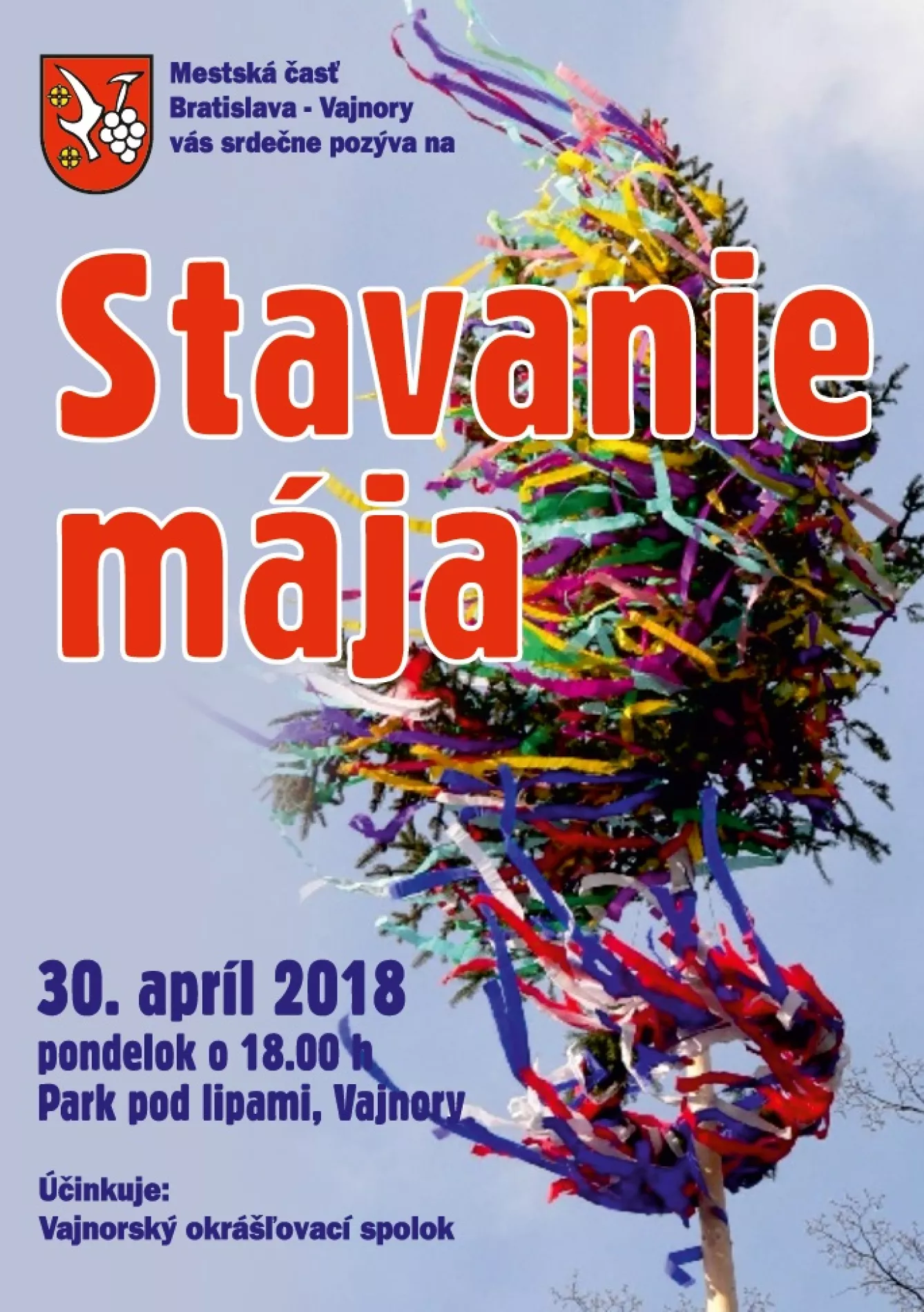 Stavanie mája 30. apríla 2018