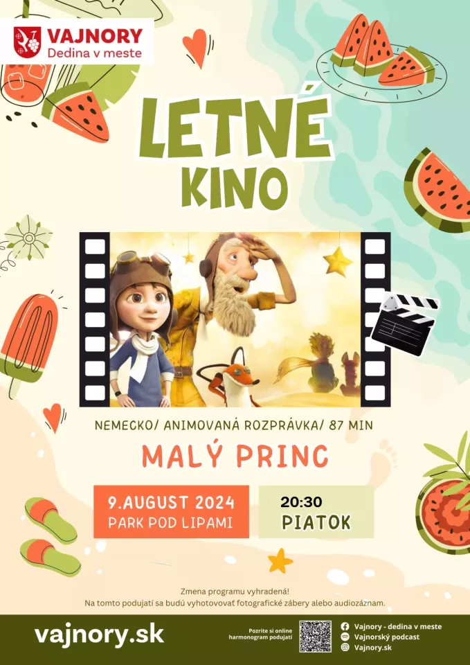 Letné kino - Malý princ