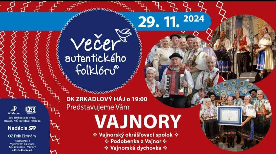 Večer autentického folklóru