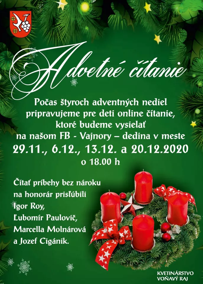 Adventné čítanie (online podujatie)