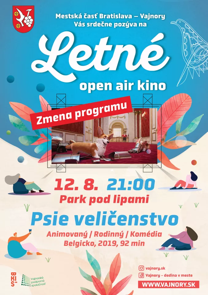  OPEN AIR Letné kino 2022: Psie veličenstvo