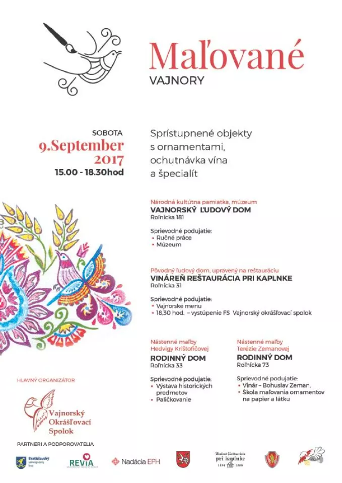 "Maľované Vajnory" 9. september 2017