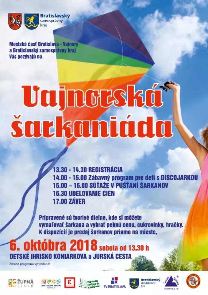 Vajnorská šarkaniáda 6. október 2018