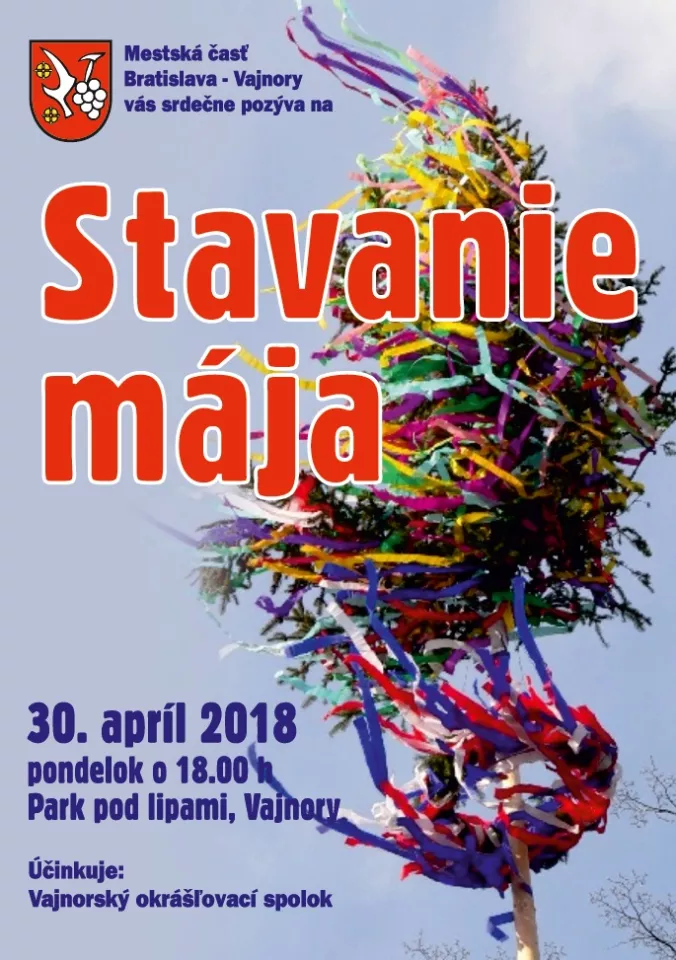 Stavanie mája 30. apríla 2018